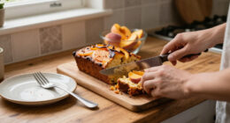 Peach Cobbler Loaf