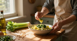 Trofie Al Pesto Di Sedano