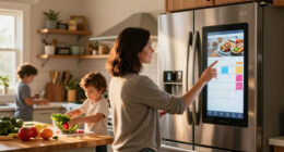 Organize Your Schedules, Recipes And More With Over $150 Off This FridgeCal Smart Display
